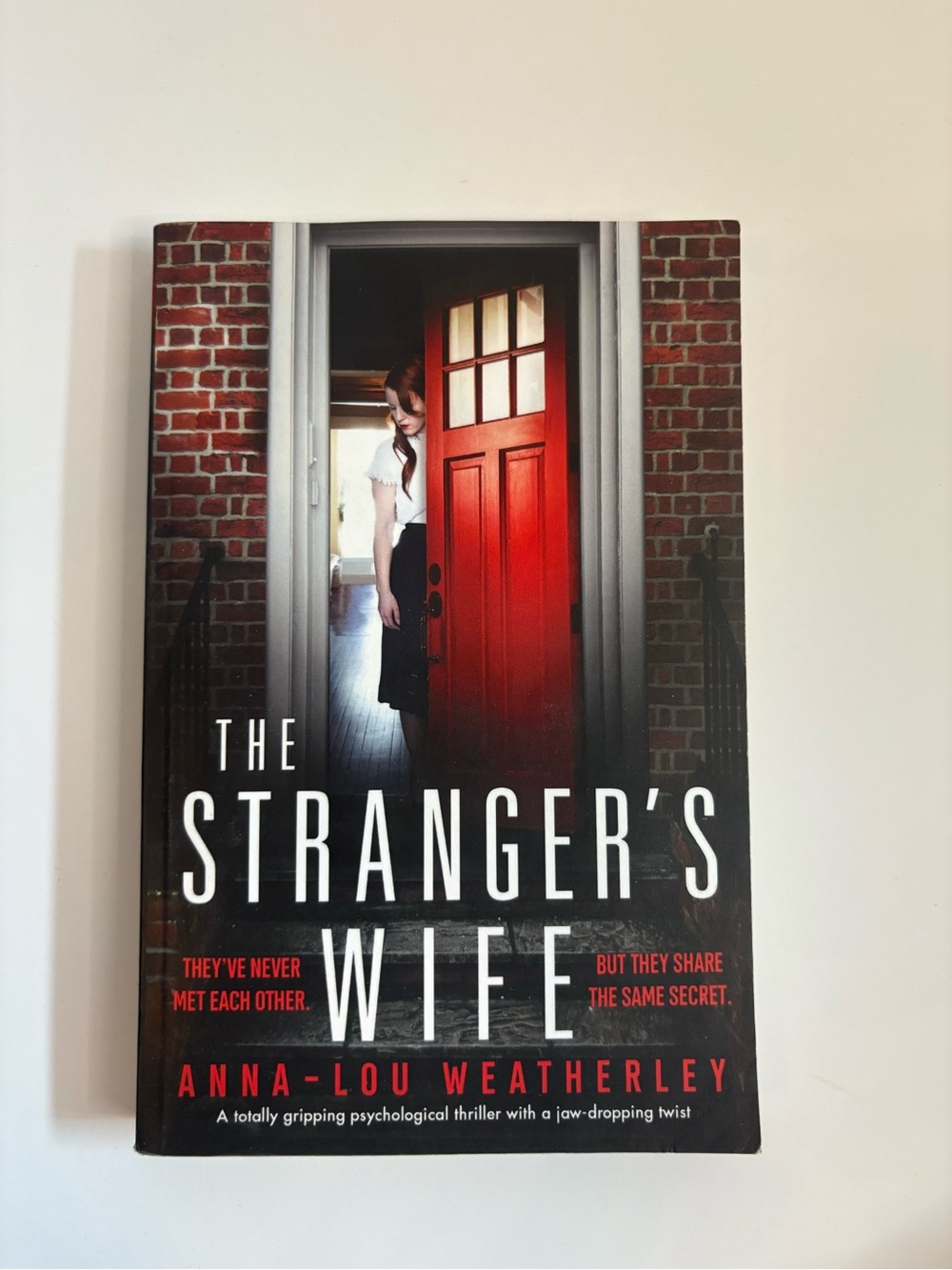 3/$20 The Stranger's Wife by Anna-Lou Weatherley - Red & Black Cover Paperback